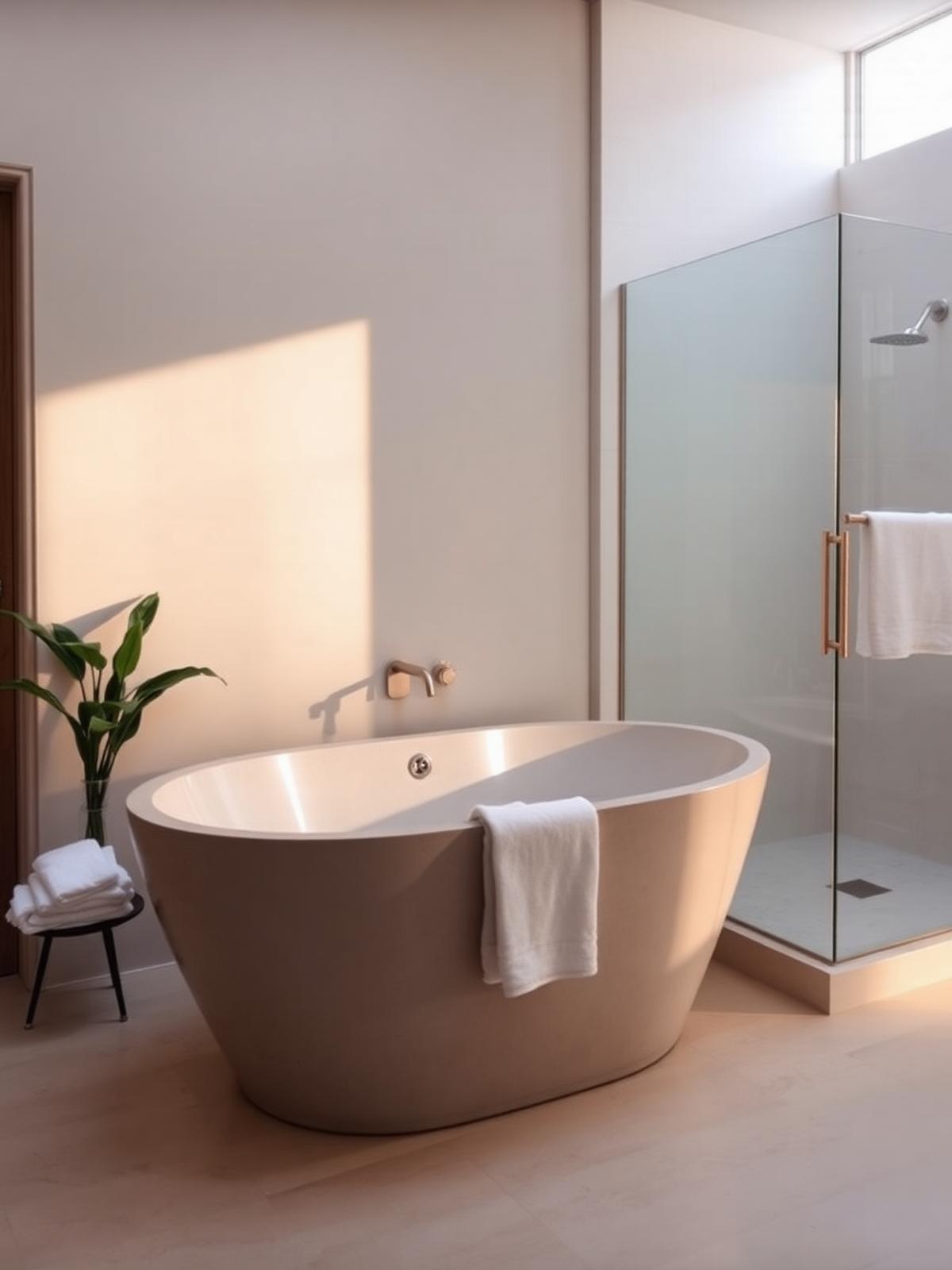 Serene bathroom